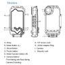 HAWEEL 適用於蘋果  iPhone X / XS   潜水防水殼 PC+ABS保護殼 40米防水   (顏色：透明無色)