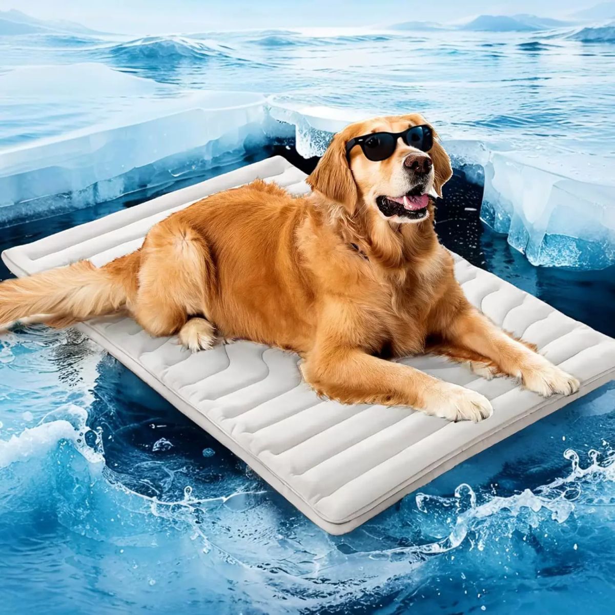 Pet ice mat dog i