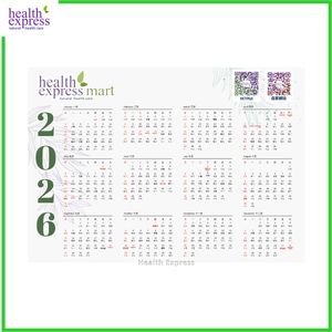 [FREE GIFT] Health Express Calendar card 2026 