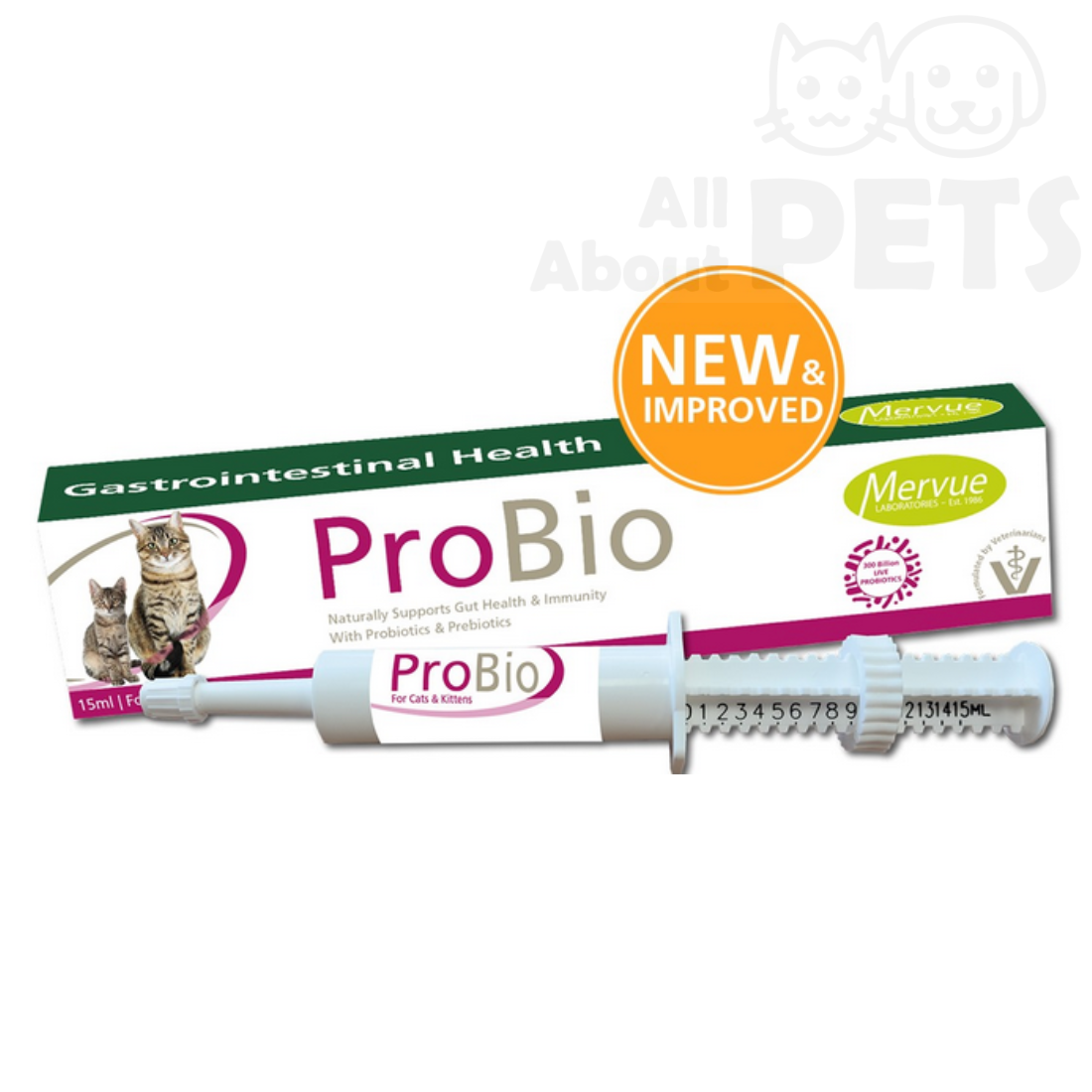 Pro-Bio + Probiotic Recovery Gel For Cats & Kittens (15ML)