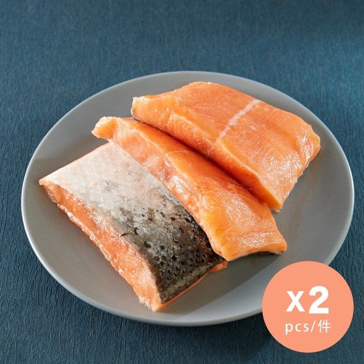 挪威三文魚柳 (500克 X 2件裝) (急凍 -18°C) #未去除魚鱗以免魚油流失 #Ares choice