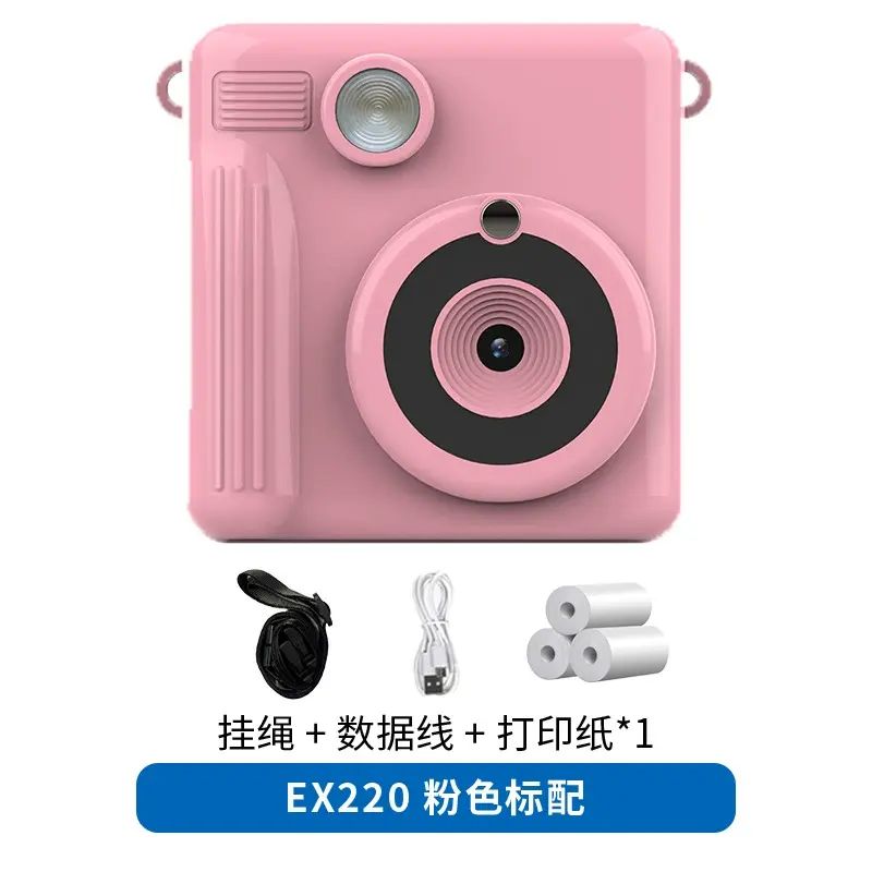 新款卡通儿童相机可录像高清双摄单反数码照相机玩具节日礼物