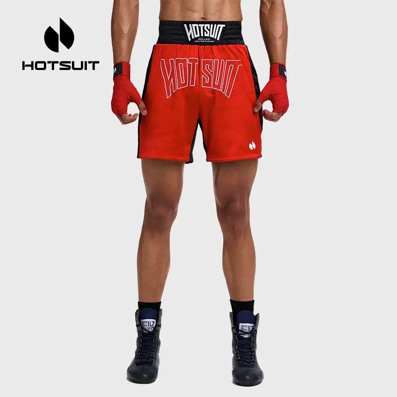 hotsuit後秀運動短褲男士夏季新款速幹透氣拳擊健身褲高腰訓練褲EBE1990D5