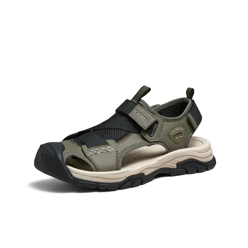 骆驼男鞋2025新款夏季沙滩鞋户外休闲运动凉鞋男包头防撞钓鱼凉鞋