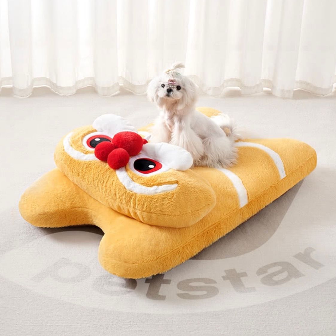 山姆超市-宠物床 床垫 宠物睡垫 四季通用猫窝 狗窝 猫床 狗床 宠物沙发 春季金狮垫猫窝狗窝宠物窝宠物垫60X94cm可拆洗