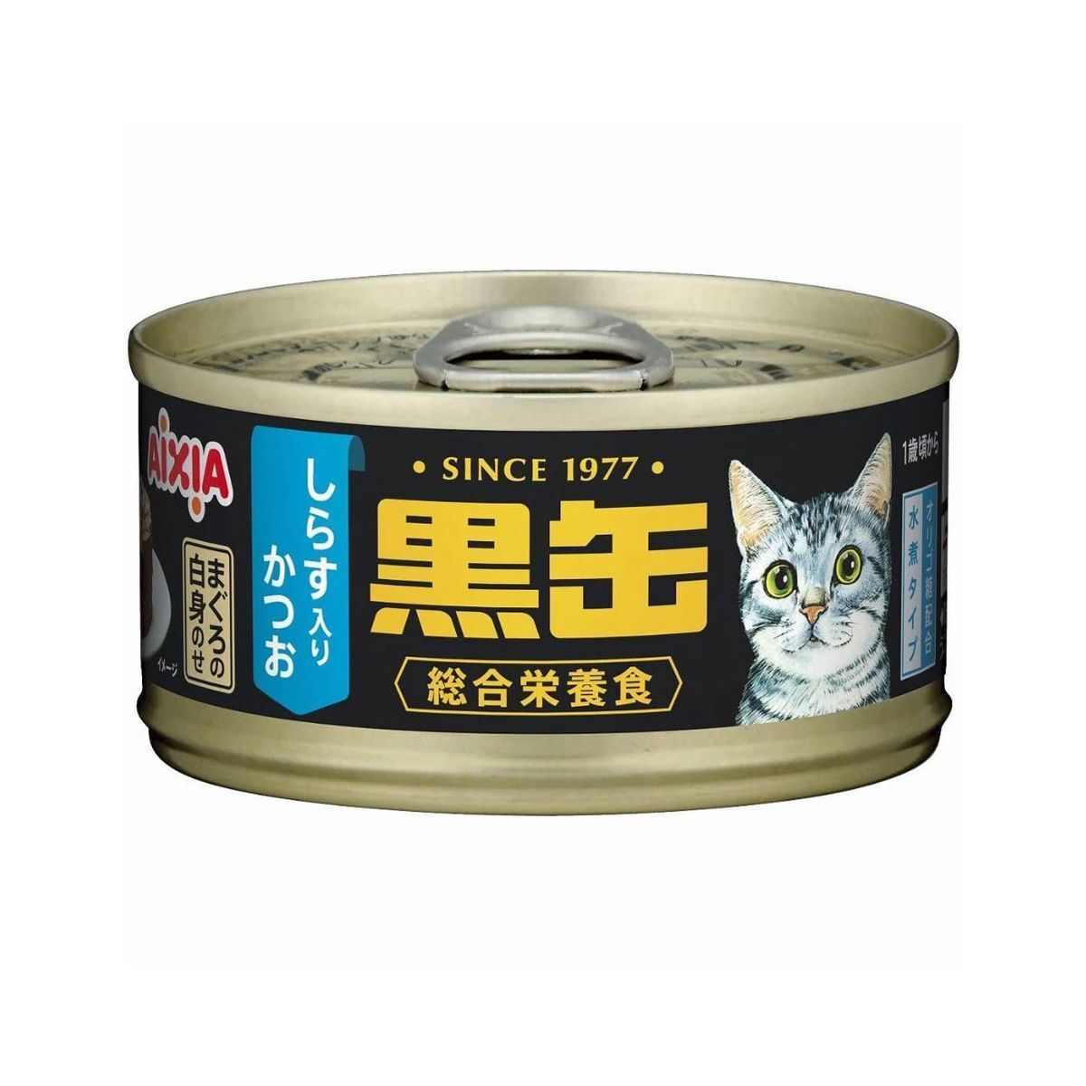 [6罐優惠] 黑罐 - 吞拿魚 鰹魚 白飯魚 貓罐頭 80克