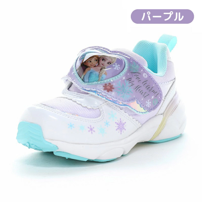 日本 2026 春新作 Moonstar LED 兒童波鞋 - Frozen 