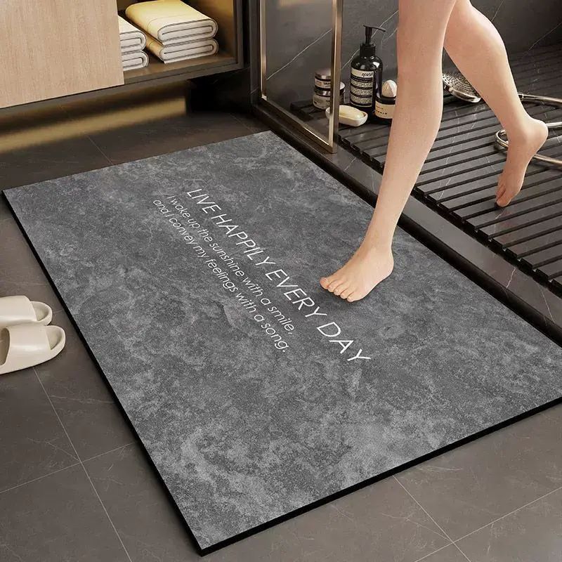 吸水浴室地墊衛生間矽藻泥進門防滑腳墊洗漱臺廚房速幹耐髒長地毯