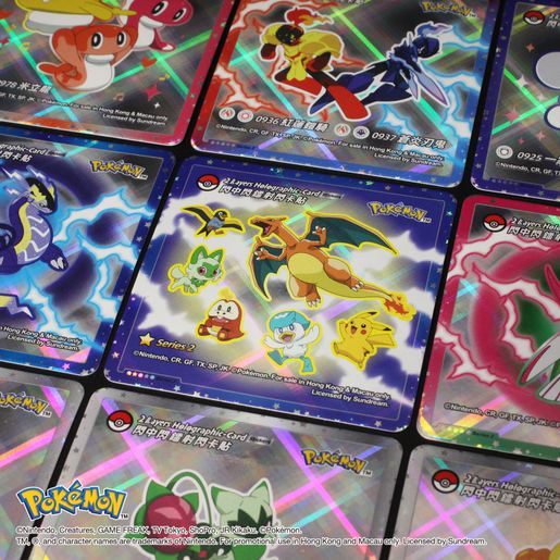 QuickFilm | Pokemon Holographic Card Stickers Series 1&2 (+) [2packs  each] | HKTVmall The Largest HK Shopping Platform