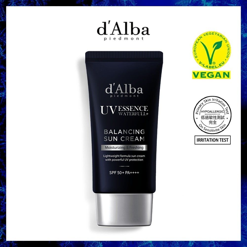 Waterfull 精華純素平衡防曬霜男士 SPF 50+ PA++++ [平行進口]