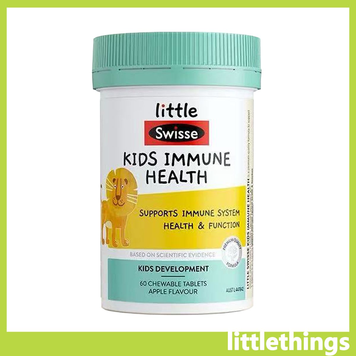 Kids Immune Health 60 Tablets Vitamin C + Zinc （EXP 08/2027）(9311770614610) [parallel import]