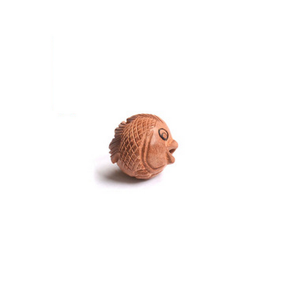 桃木飾物（桃木如意魚（1.5cm））