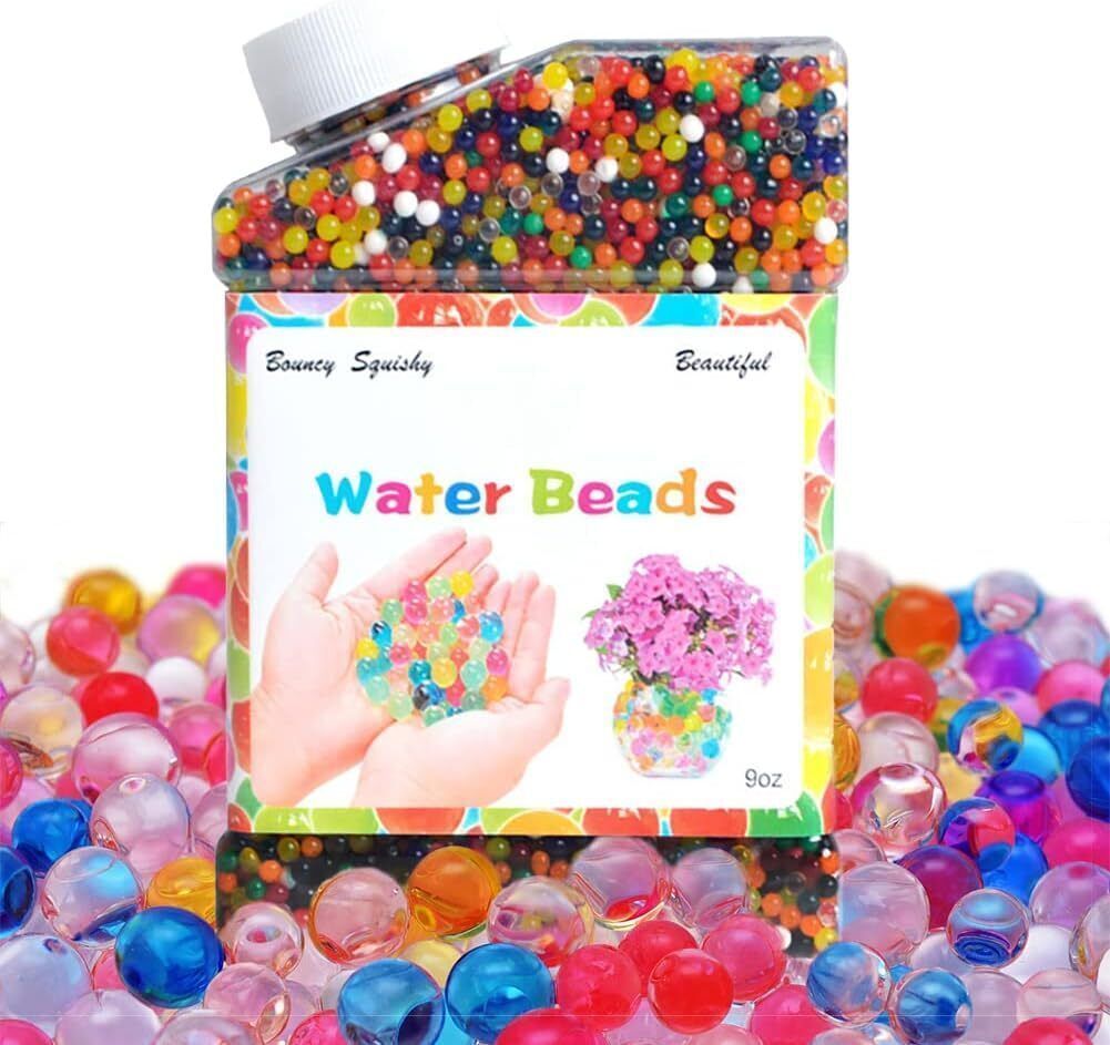 花園彩虹混合物的水珠包10,000（2盒裝）珠長的球果凍水凝膠珠，用於水療，花瓶，植物，魚缸，水族用品