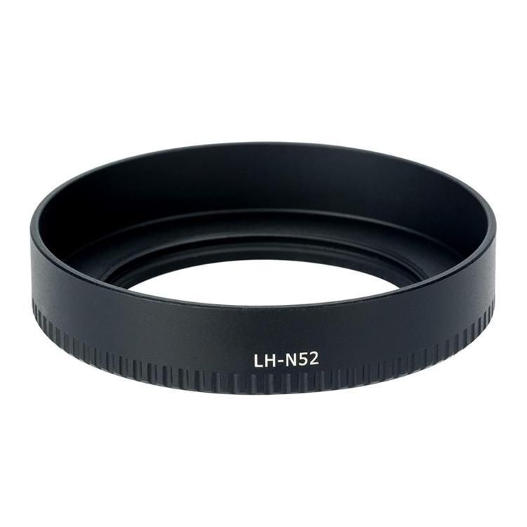 適用於尼康Z 28mm F2.8/Z 40mm F2 lens鏡頭 LH-N52相機鏡頭遮光罩 (顏色：黑色)