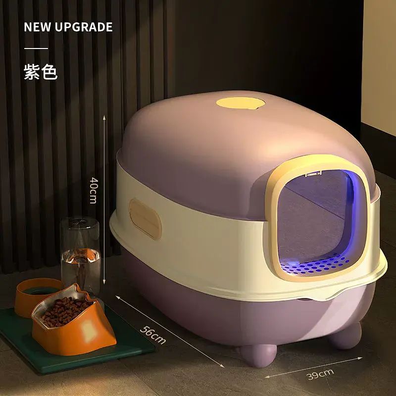貓砂盆超大號自動除臭全封閉式廁所防臭貓沙盆子貓咪屎盆砂盤除臭