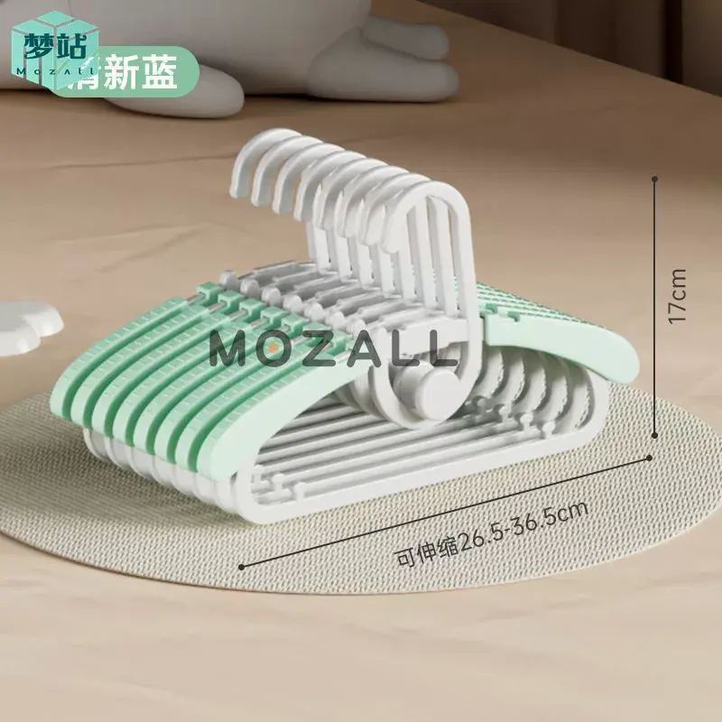 嬰兒晾衣架可伸縮防滑專用衣服小孩新生兒晾衣架伸縮多功能家用