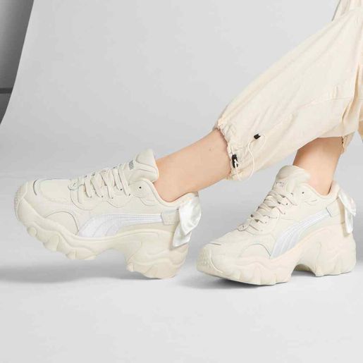 Puma | Pulsar Wedge Bowknot Women's Sneakers | Color : White | Size : UK 3  | HKTVmall The Largest HK Shopping Platform