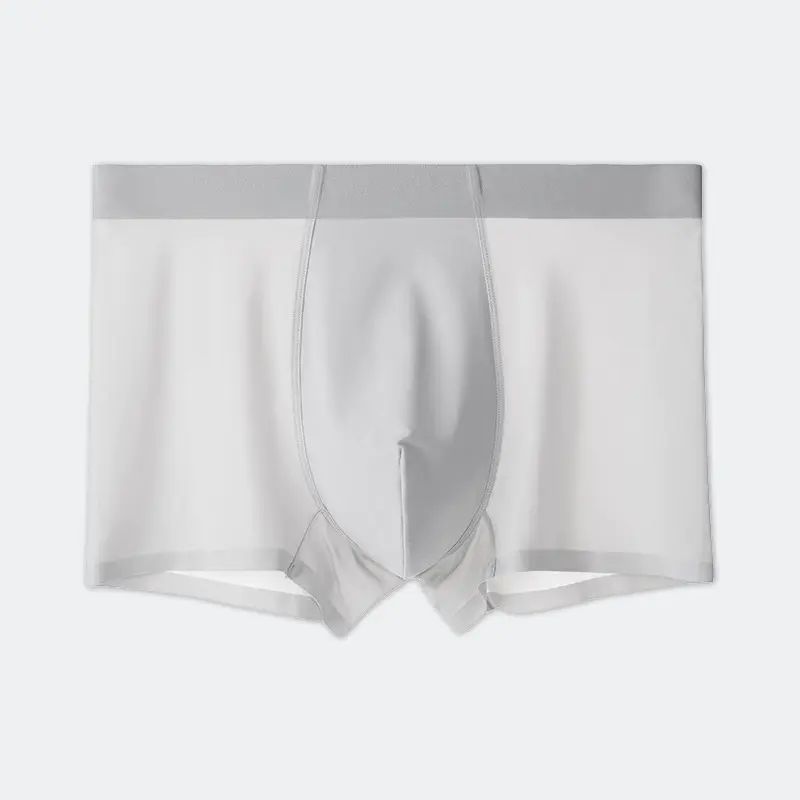 7A抑菌男士内裤大码透气速干平角裤夏季凉爽冰丝内裤