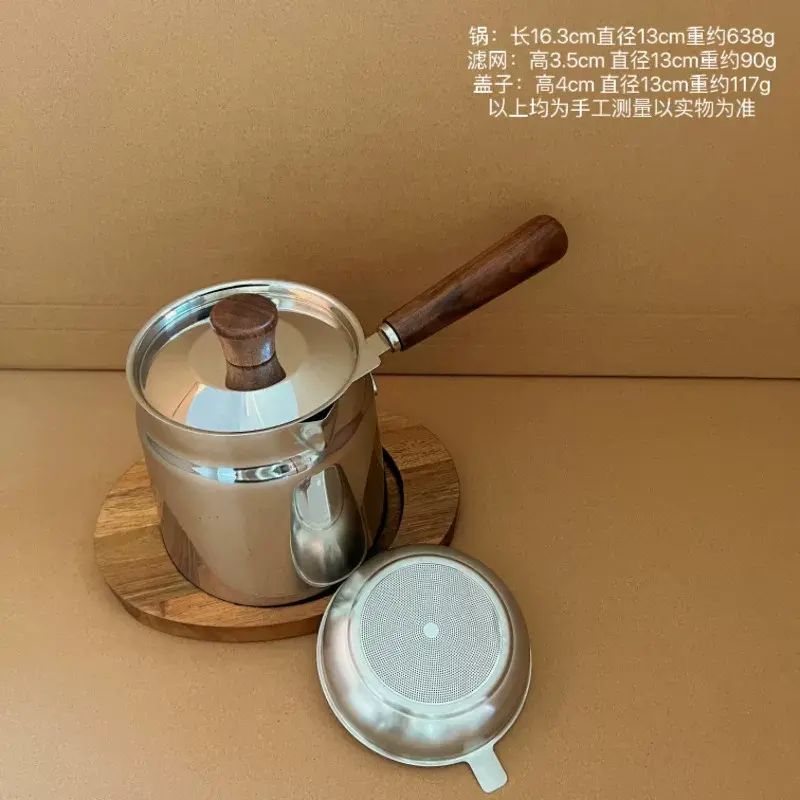 304 stainless steel deep fryer with strainer  