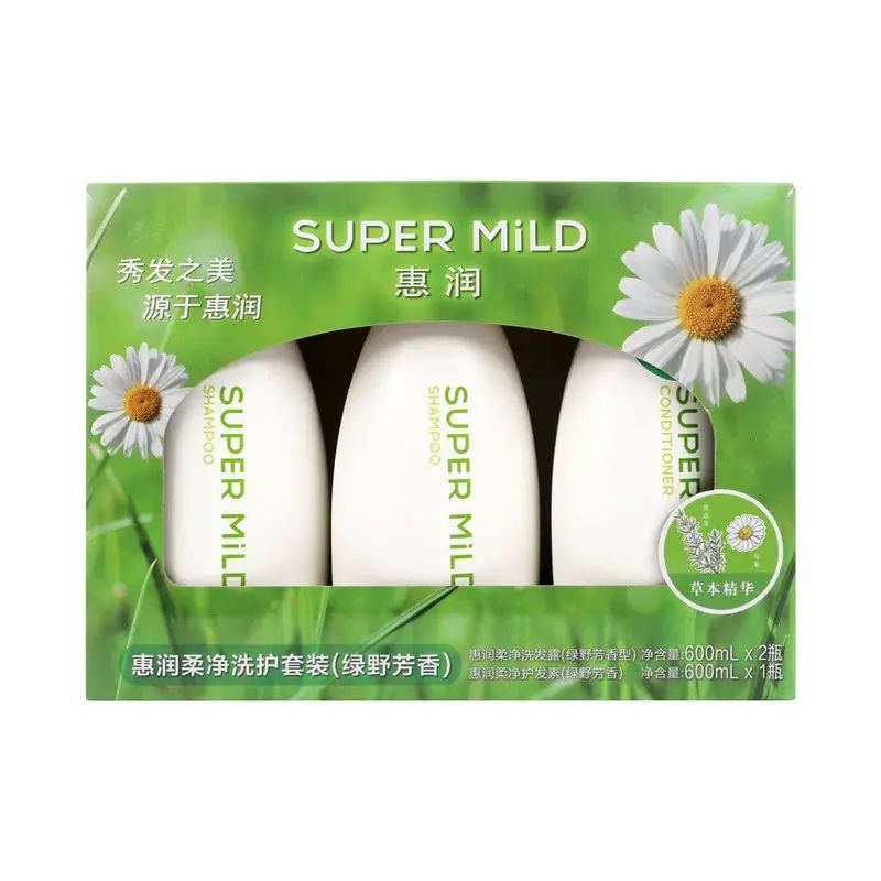 山姆會員商店正品 惠潤 柔淨洗護套裝600mLX3瓶 山姆洗髮露洗髮水
