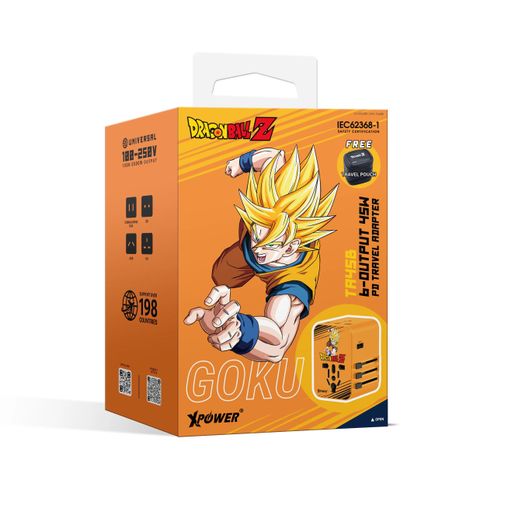 XPOWER | Dragon Ball Z TA45B 45W 6-output PD3.0/PPS travel adapter