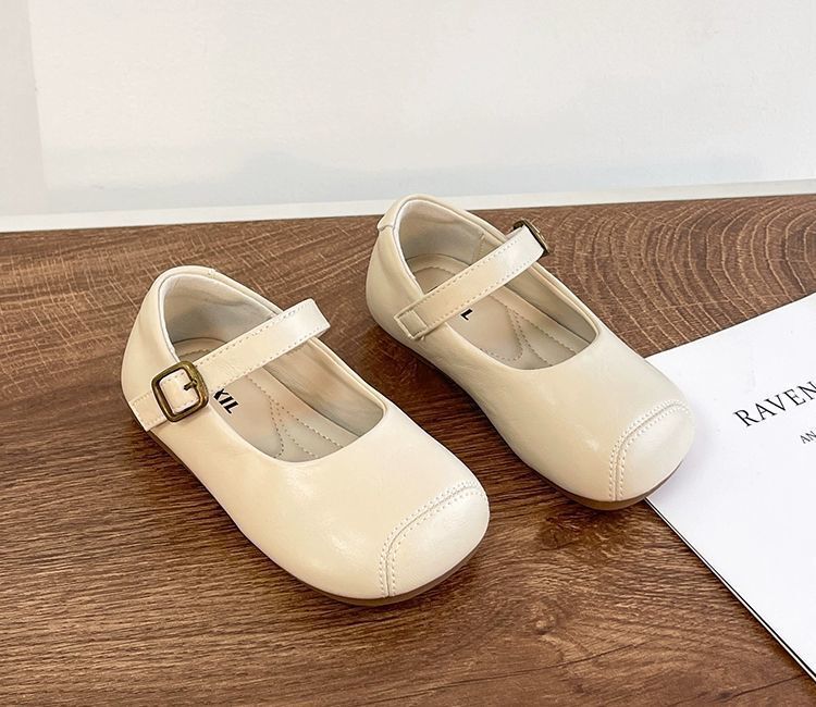 公主鞋女童皮鞋夏季兒童單鞋小女孩豆豆鞋淺口女童鞋洋氣軟底鞋子