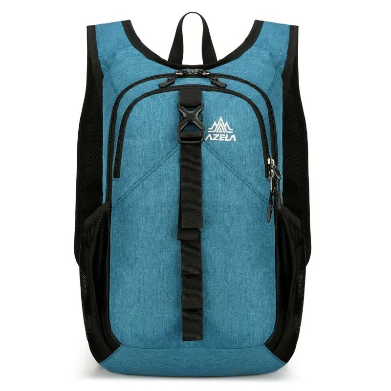 阿澤拉雙肩包戶外運動輕便可折疊登山包大容量騎行休閒跑步背包