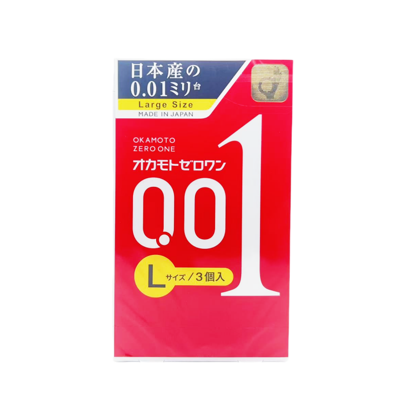 日本版 岡本 0.01 001 大碼 超薄安全套 避孕套│保險套│condom(4547691775122）