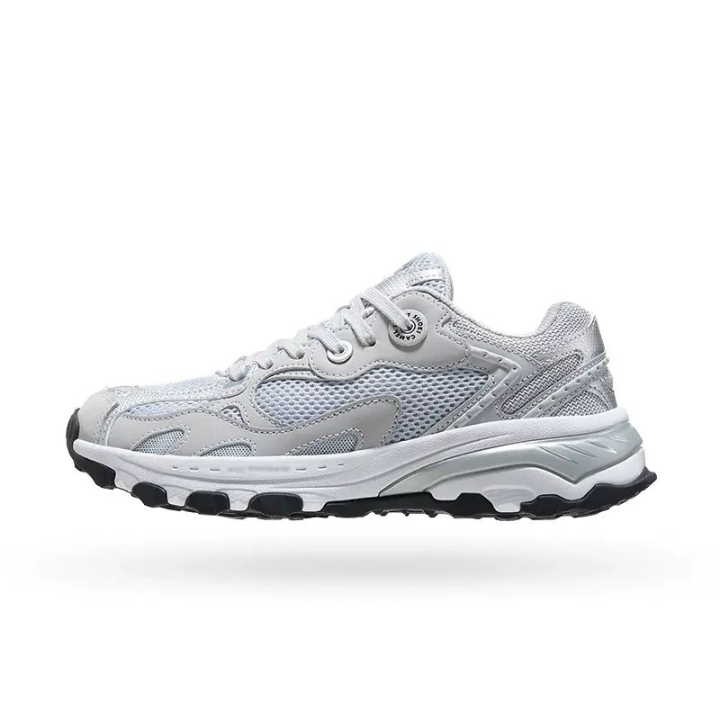 骆驼运动鞋漫游慢跑鞋205新款男鞋网面透气休闲鞋复古老爹鞋男款