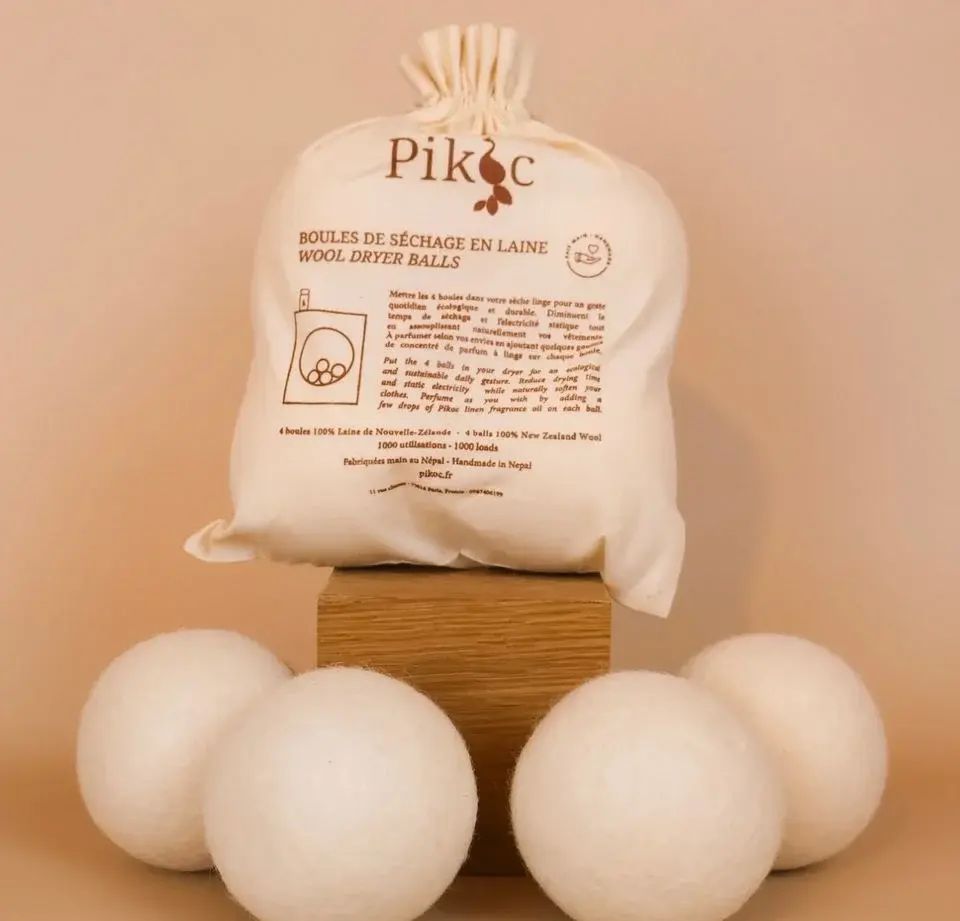 Pikoc wool dryer balls x 4pcsMade in New Zealand