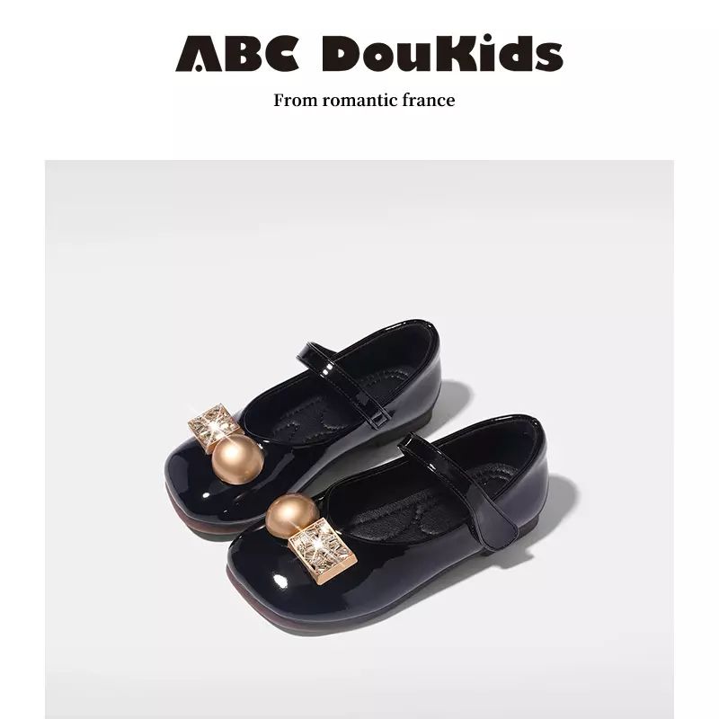 女童皮鞋2025春季新款兒童寶寶洋氣公主鞋舒適百搭小女孩軟底單鞋