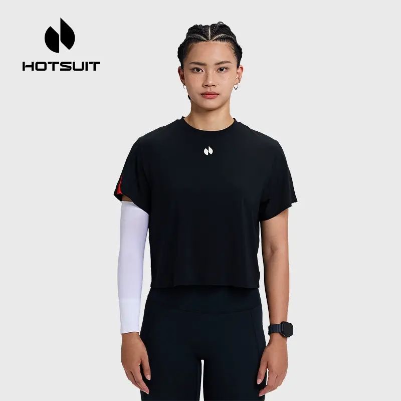 hotsuit後秀運動短袖女彈力2025夏季透氣吸濕專業訓練運動健身T恤078181769