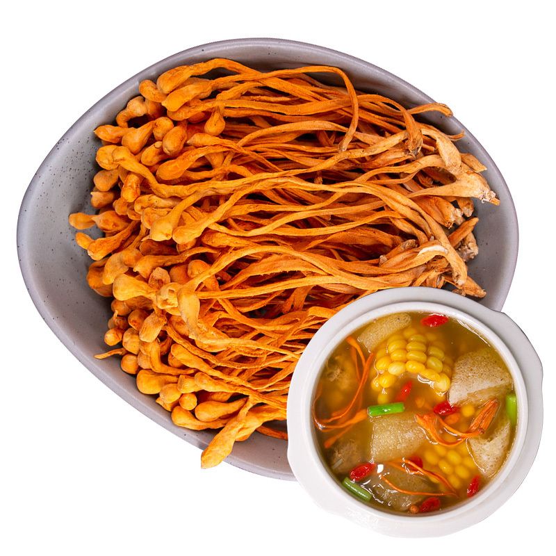 【滋补养生】特级虫草花 60克 煲汤料汤包 护肝汤水 天然滋补食材 增强免疫力 润肺养颜 虫草菌 平行进口