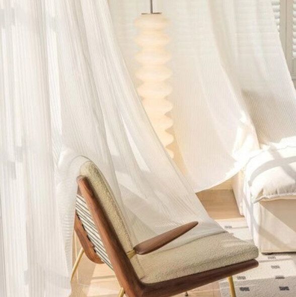 【1片】櫥窗客廳臥室遮擋窗簾（琴音裊裊，尺寸：寬4.0米*高2.7米【掛鉤款】）