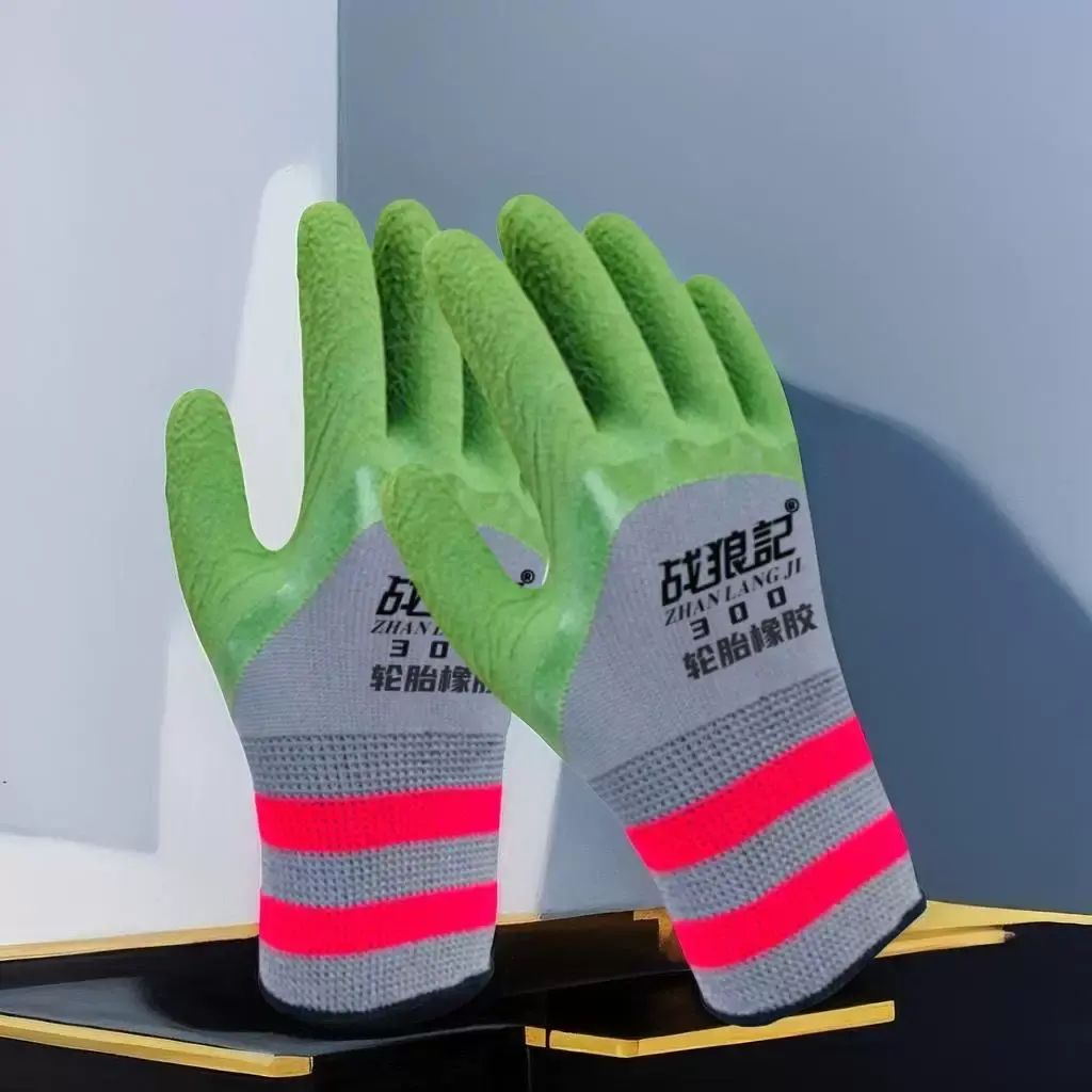 Tire rubber construction site machinery wear-resistant soft steel anti-slip soft breathable work fo