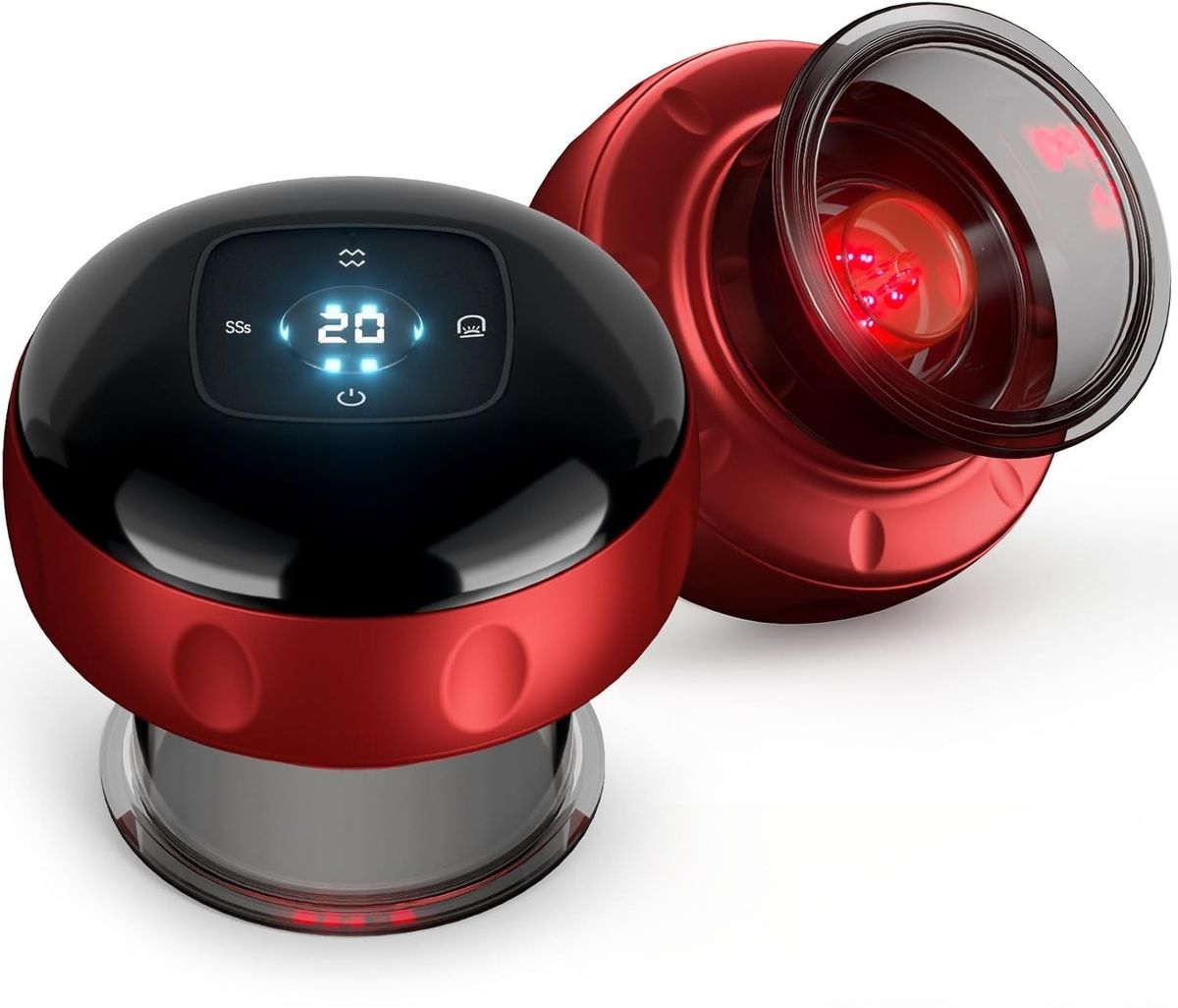 Electric Gua Sha Cupping Device - Hand and Abdomen Cupping Machine, Portable Vacuum Bloo