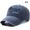 Baseball cap washed and distressed letter embroidered cap trendy men's personality
