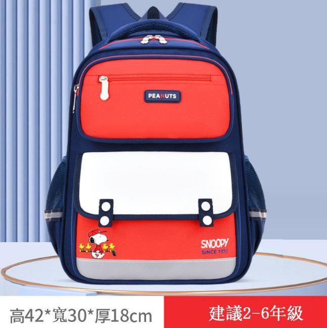 兒童背包 外出袋 書包（大紅）(平行進口)