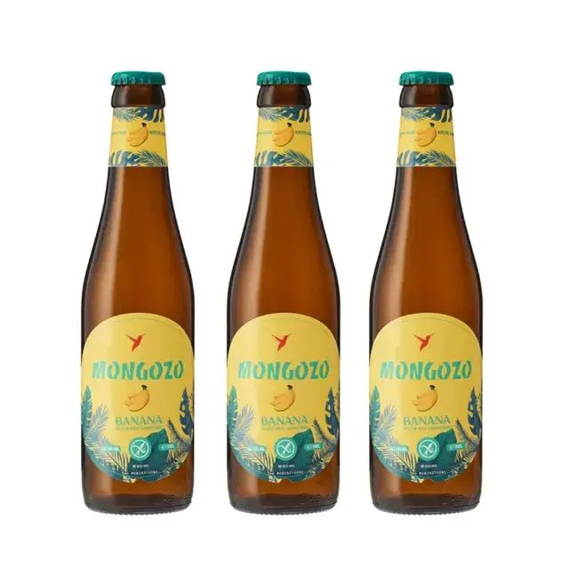 Mongozo Banana Fair Trade White Fruit Beer 330ml * 3 Bottles 