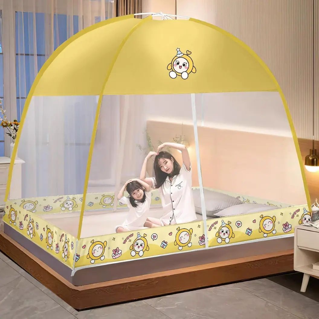 蒙古包蚊帐 加厚密拉链式蚊帐 双人适用蚊帐 1.2m床适用蚊帐 宿舍适用蚊帐 新款蚊帐 家用卧室蚊帐 1.8米床适用蚊帐平行进口