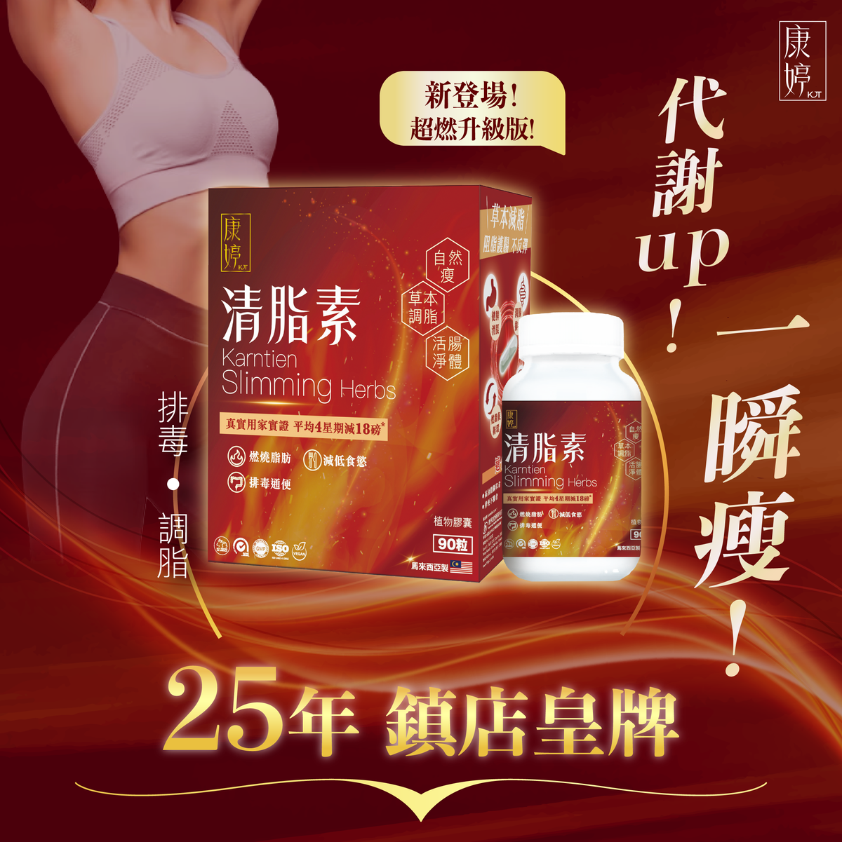 清脂素劑量升級版90粒 (行貨 2555)
