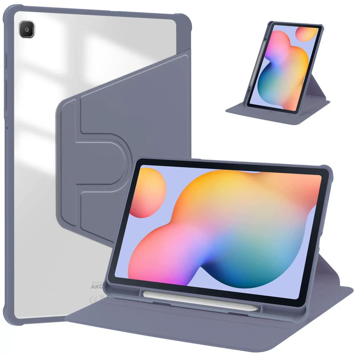 適用三星S6lite10.4亞克力殼S10FE+13.1寸保護套TabA11+平板皮套