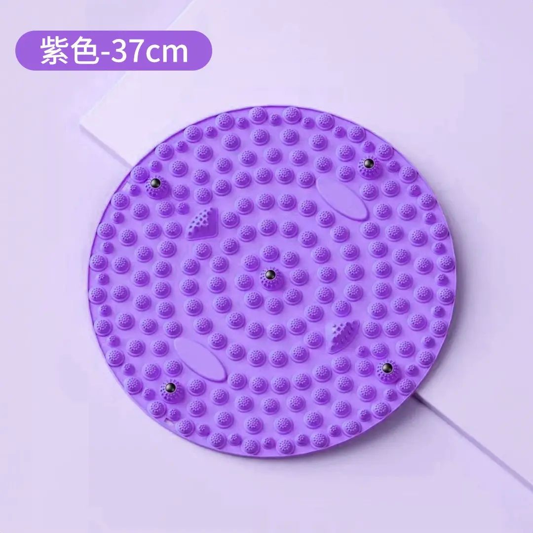 指压板原地慢跑室内足底按摩垫加大加厚指压板防滑圆形脚垫超厚