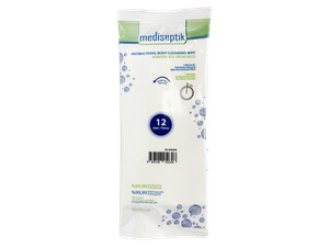 [FG] Mediseptik Anti-Bacterial Body Cleansing Wipes 12s #MAB0030_FG Use By: Dec 2026 