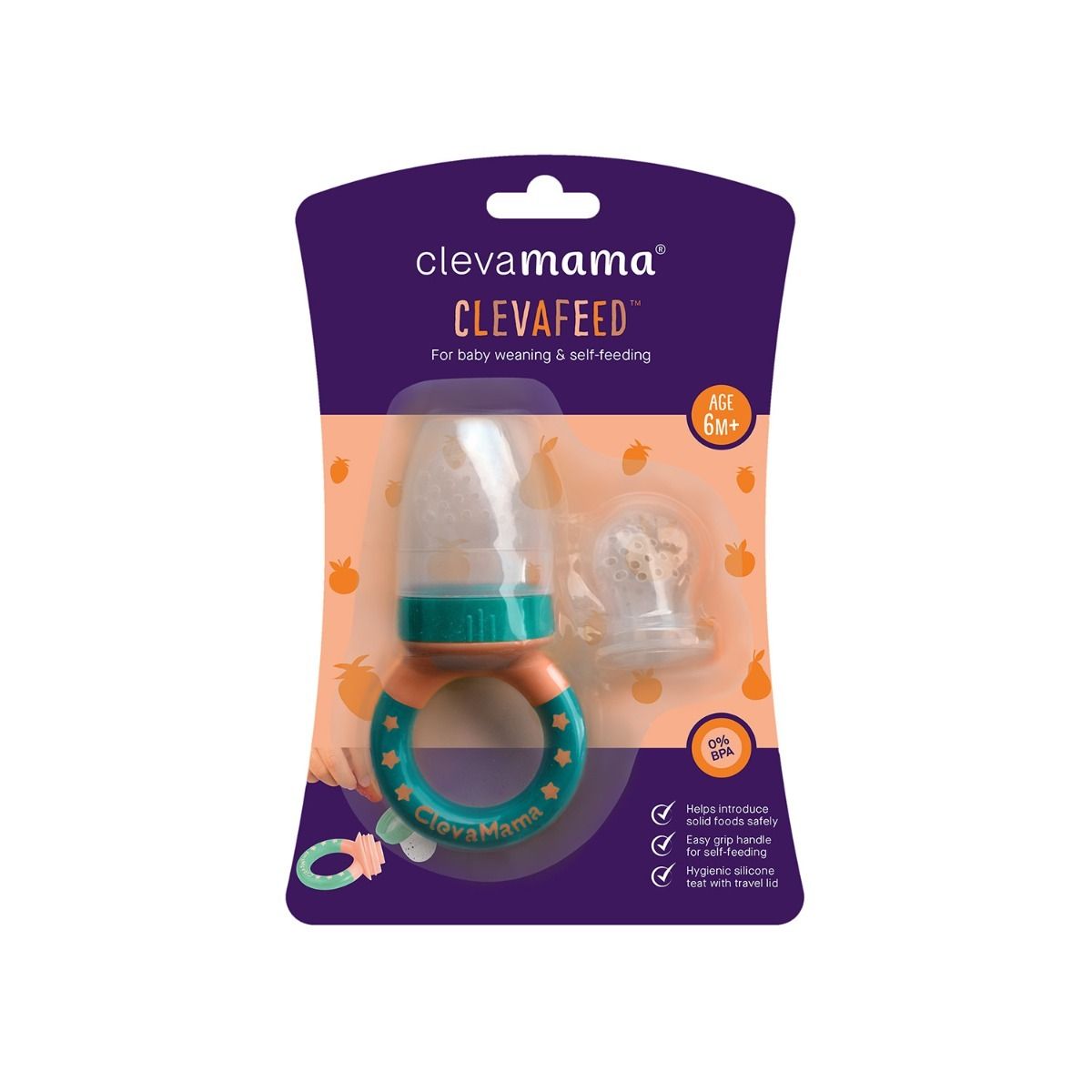 CLEVAMAMA CLEVAFEED Chew trainer (with replacement pacifier) (3005) X2件