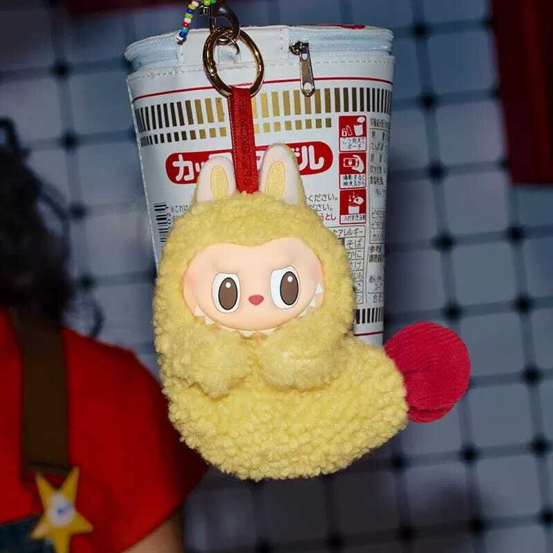 THE MONSTERS LABUBU 怪味便利店 天婦羅 炸蝦耳機包