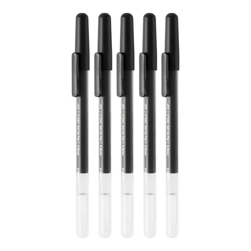 悅好寫0.5蓋帽中性筆大容量書寫學生辦公文具 黑藍紅刷題筆