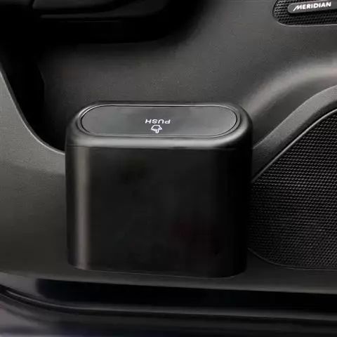 車載垃圾桶汽車通用帶蓋卡通掛式置物迷你車用垃圾桶車內裝飾用品