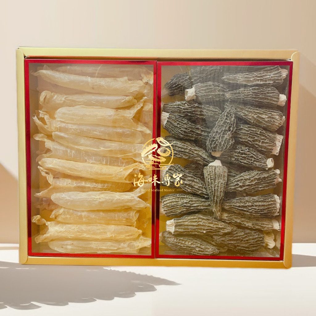 海味禮盒 (西非花膠筒+ 羊肚菌)