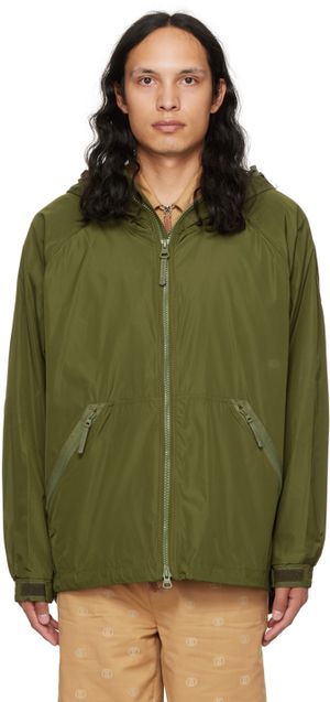 Burberry 綠色 Hardwick 夾克